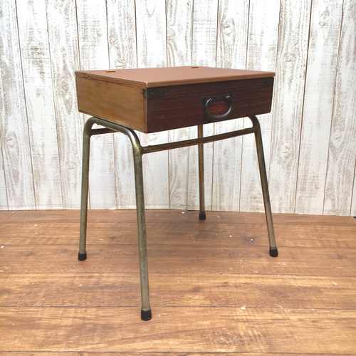 アイアン製サイドテーブル/インダストリアル/アンティーク/1点物 119588-st-16.jpg