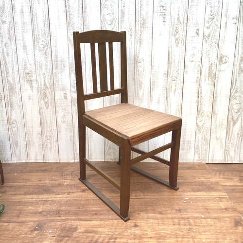 user_ae9079af様専用】木製チェアー イス 昭和期の椅子リメイク品