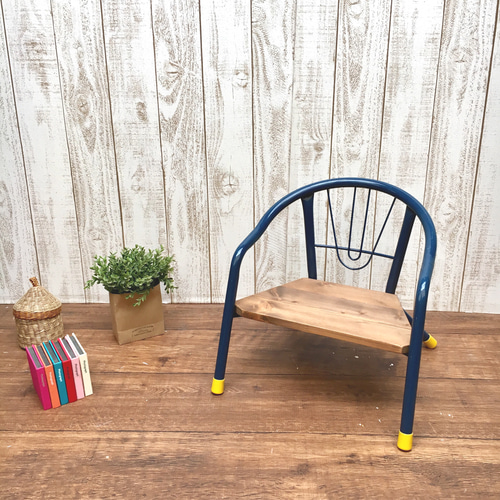 ◇アンティークな雰囲気の子供椅子 Kids chair アイアン キッズチェア