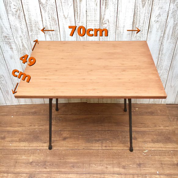 ◇アンティーク調 シンプルなアイアン脚のテーブル リビングテーブル カフェテーブル◇ 7枚目の画像