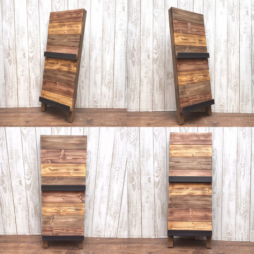 本棚　ブックシェルフ　アンティーク　アイアン 英国のアンティークのおしゃれな本棚、オーク材のオープンブック