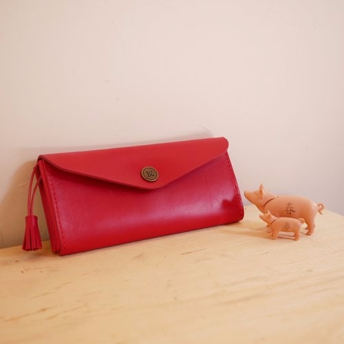 タッセル長いクリップ | 手作り本革