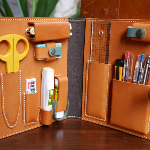 文房具・ステーショナリー haru 受注製作】文具の本 Harui Stationery Tools | 手作り本革 その他雑貨