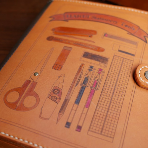 受注製作】文具の本 Harui Stationery Tools | 手作り本革 その他雑貨