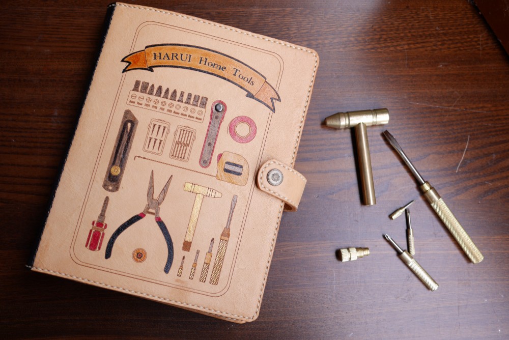 【受注製作】ホームツールの本  Harui Home Tools   | 手作り本革