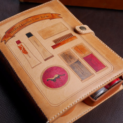 【受注製作】レザーケアの本  Harui Leather Care Tools   | 手作り本革 5枚目の画像