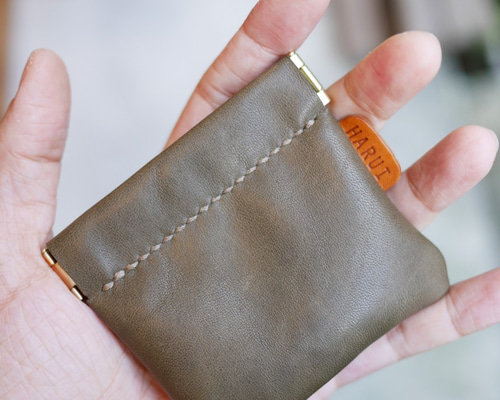 ほしかったハンドメイドの小銭入れ - ハンドメイド 財布/革小物