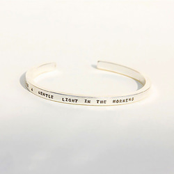 Personalized Inspirational Blessing Bracelet/990 Silver 2枚目の画像