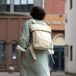 Handmade Urban Simple Casual Backpack/ Everyday Backpack 2枚目の画像
