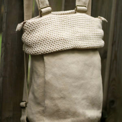 Handmade Urban Simple Casual Backpack/ Everyday Backpack 5枚目の画像