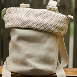 Handmade Urban Simple Casual Backpack/ Everyday Backpack 6枚目の画像