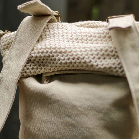 Handmade Urban Simple Casual Backpack/ Everyday Backpack 9枚目の画像