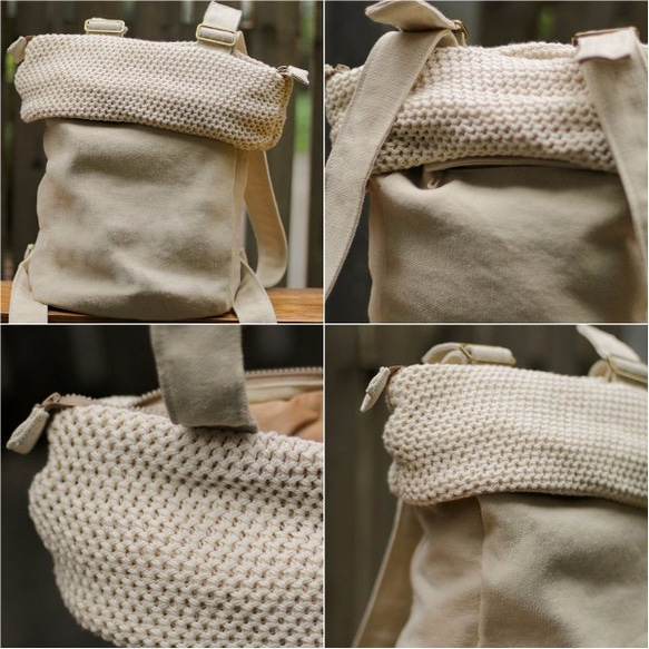 Handmade Urban Simple Casual Backpack/ Everyday Backpack 10枚目の画像