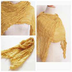 LAST CHANCE to BUY Summer Lightweight Nature Linen Scarf 3枚目の画像