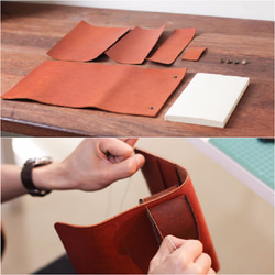 Casual Classic Italian Minerva Box Leather Journal Notebook 6枚目の画像