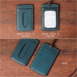 Casual Classic Italian Minerva Box Leather ID Card Case 10枚目の画像