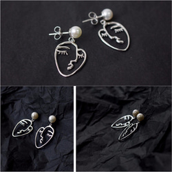 Picasso「The Dream」Silver Pearl Earring 3枚目の画像