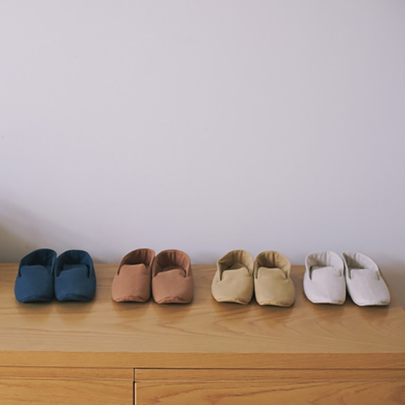 Cotton Linen Comfortable Home Cozy Slipper 2枚目の画像