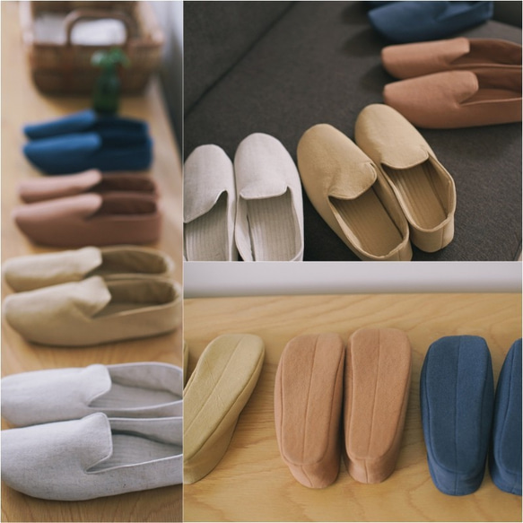 [ U'NIDO ] 原創手作 品味慢活棉麻室內便鞋x4色/ 可拆式鞋墊設計/ 居家紓壓/ 透氣舒適/ 暖心禮物 第4張的照片
