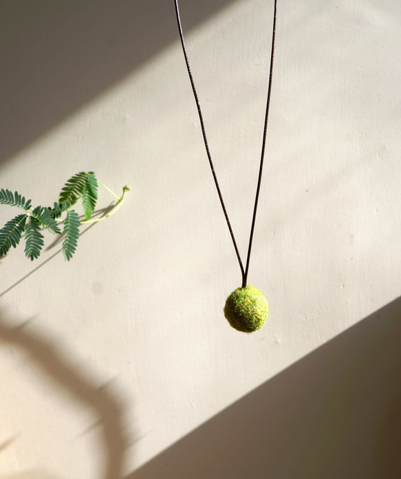 草玉 帶在身上綠化自己的 小飾物 質感項鍊 第1張的照片