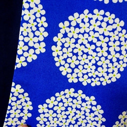 RiceBAG まるまる小花（ブルー）：内ポケット付き 2枚目の画像