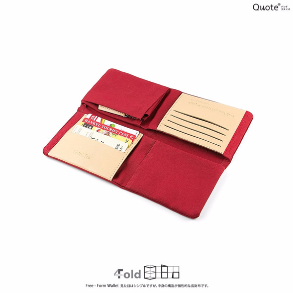 四つ折り財布 その他ミニ財布・コンパクト財布 Quotestudio 通販