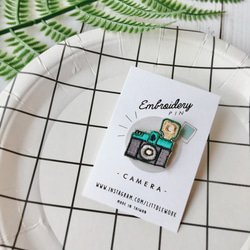 小さな刺繍バッジ-Diana F +カメラのネガをLitt​​dlework 2枚目の画像