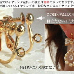 [免運費] 中號糖勺耳環/耳環 [日本製造] 第5張的照片