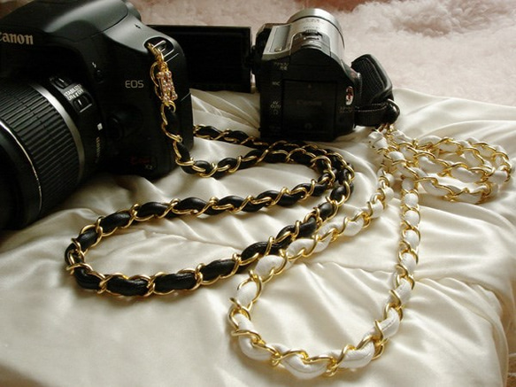 [WEB-only] SLR/Video camera/Digital camera 背帶 [String with chain 第1張的照片