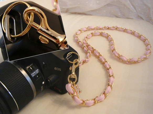 [WEB-only] SLR/Video camera/Digital camera 背帶 [String with chain 第2張的照片