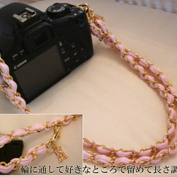 [WEB-only] SLR/Video camera/Digital camera 背帶 [String with chain 第3張的照片