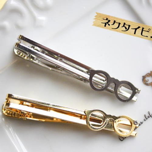 眼鏡ネクタイピン M-71 タイピン・カフス ロリアンピンクメイド