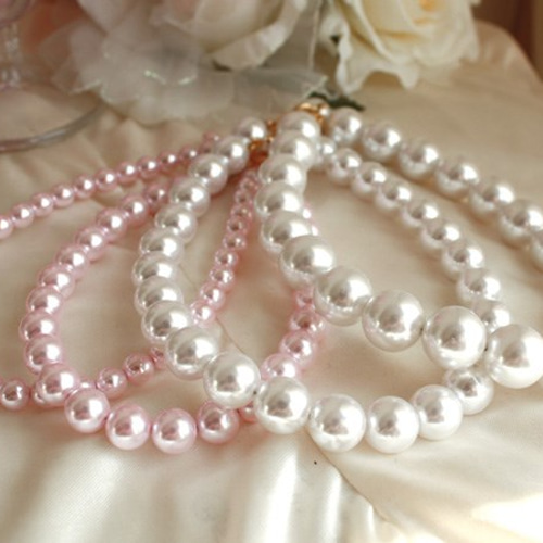 DC-3 パールペット用ネックレス(ベース）犬【日本製】※サイズ受注製作