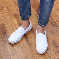 【送料無料】カスタムVansバンズ SLIP ON スリッポン スニーカー　受注製作 8枚目の画像