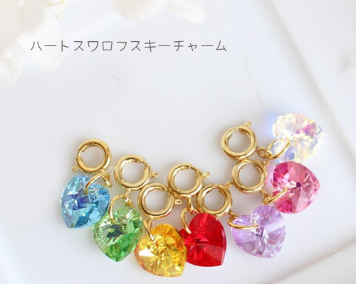 安く 買うファッション - スワロフスキー チャーム ピンク