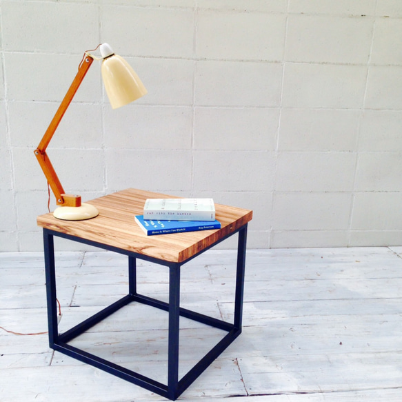 昭和レトロ 鉄脚 アイアン ミニテーブル 古家具 古道具 作業台