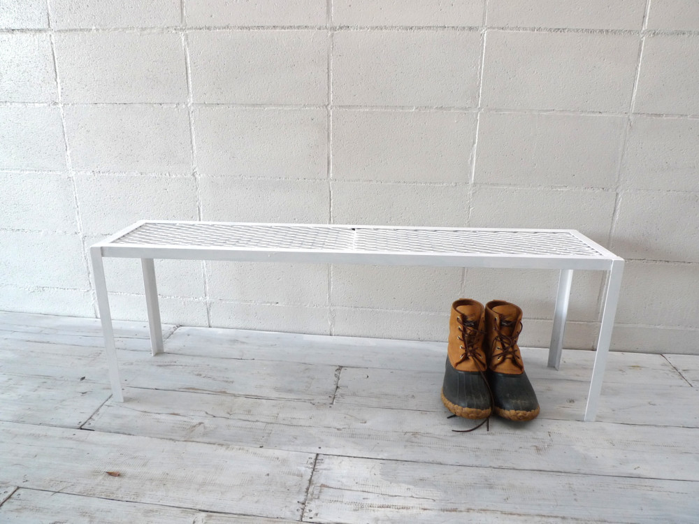 アイアンラック＊シューズラック＊アンティークDIYダイニングテーブル男前インテリア家具什器D