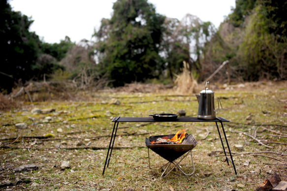 BBQ Grill / キャンプ バーベキューグリルbbqg-01焚火台焚き火台 1枚目の画像