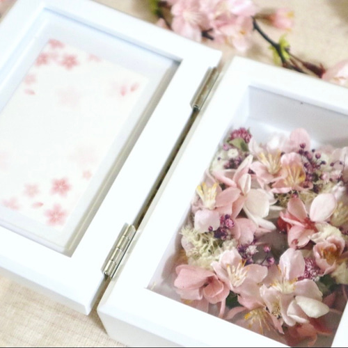 【新品】桜のフォトフレーム 桜のフォトフレーム 縦長 フォトフレーム・写真立て nozomi 通販