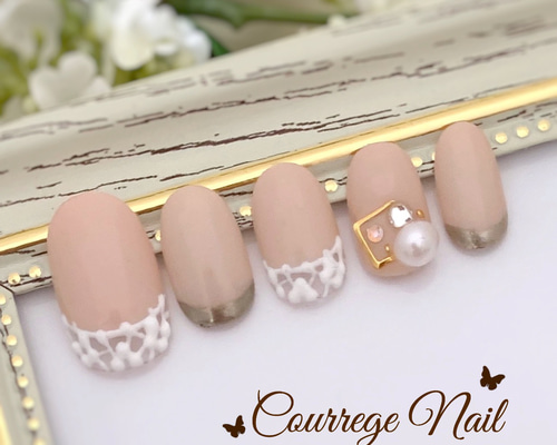 ネイルパーツ例 ジェルネイル パーツ 人気 水晶 立体 ネイルパーツ 花 Vカット