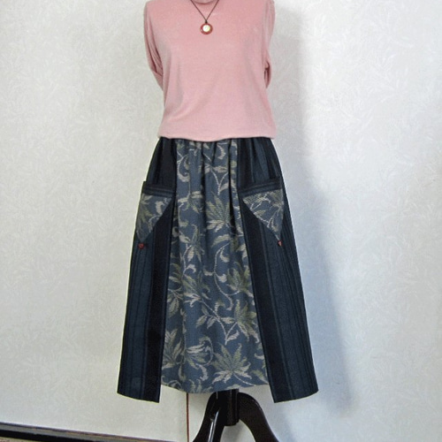 着物リメイク スカートの通販 by nori's shop｜ラクマ