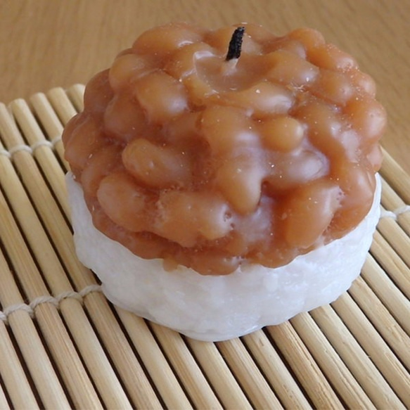 納豆キャンドル（カップ入り） 3枚目の画像