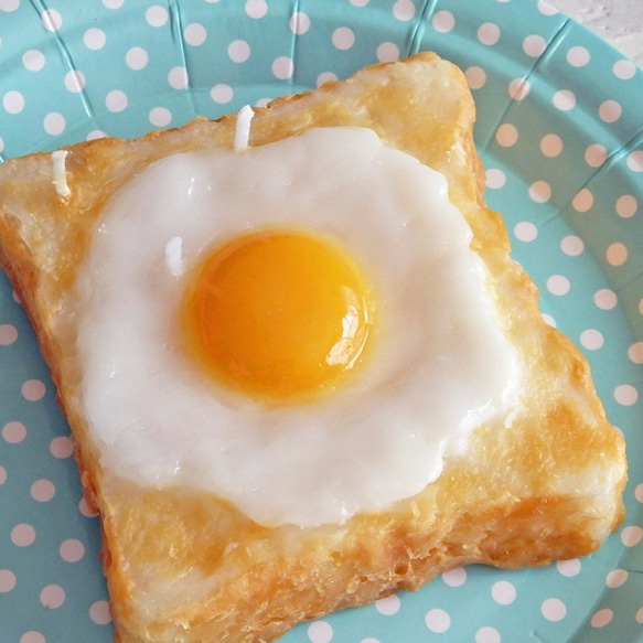 プルプル!!目玉焼きトーストキャンドル 1枚目の画像