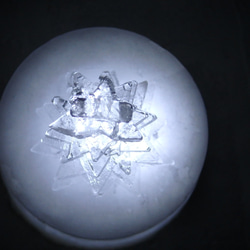 火を使わないアロマキャンドル「氷の国のクリスマス」（ラベンダーの香り） 7枚目の画像