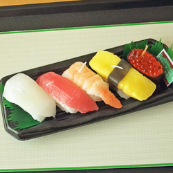 お寿司キャンドル（５貫入り） 1枚目の画像