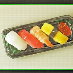お寿司キャンドル（５貫入り） 5枚目の画像