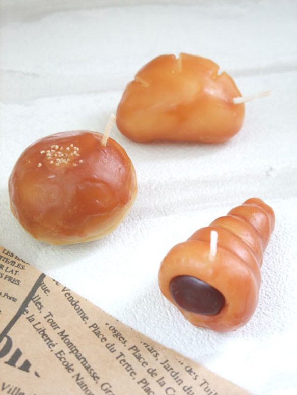 【ちっちゃなレジ袋付き!! コンビニフードシリーズ】菓子パンキャンドル 1枚目の画像