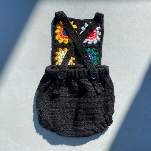 受注制作】グラニースクエア キッズ サロペット ロンパース ロンパース