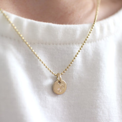 Horoscope sign-brass necklace-Sagittarius 5枚目の画像