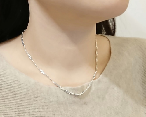ペブル ネックレス（スターリングシルバー） アナグラム ペブル ネックレス（スターリングシルバー